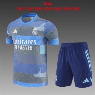 Kit Entrenamiento Real Madrid 2025/26 (azul púrpura)-NIÑOS